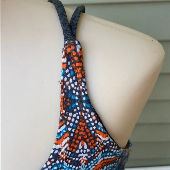 Like new Soybu Sleeveless Strappy Patterned Dress - Picture 3 of 15